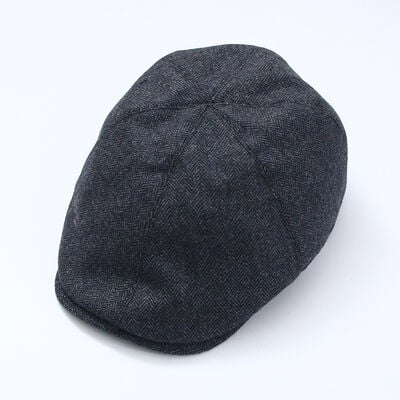 Tweed Hat Urban Grey Herringbone